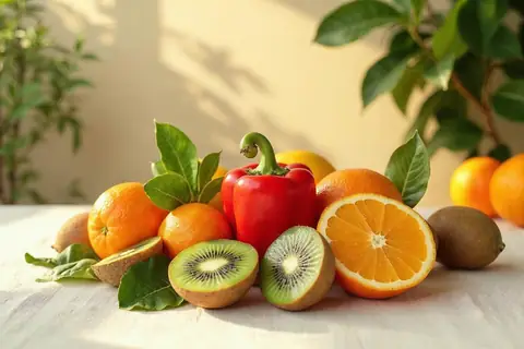Vitamines essentielles, le panier du marché qui les apporte